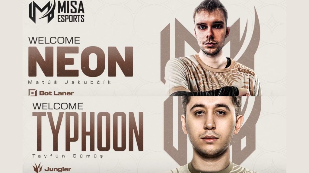 Misa Esports Kadrosunu Güçlendiriyor: Typhoon ve Neon Transferleri Açıklandı!