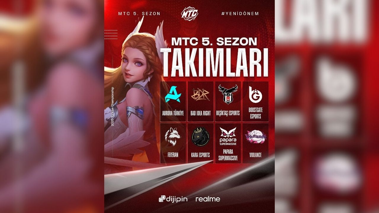 MTC 5. Sezon takımları belli oldu!