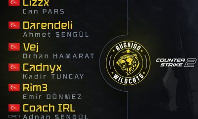 Bushido Wildcats CS2 kadrosu tanıtıldı!