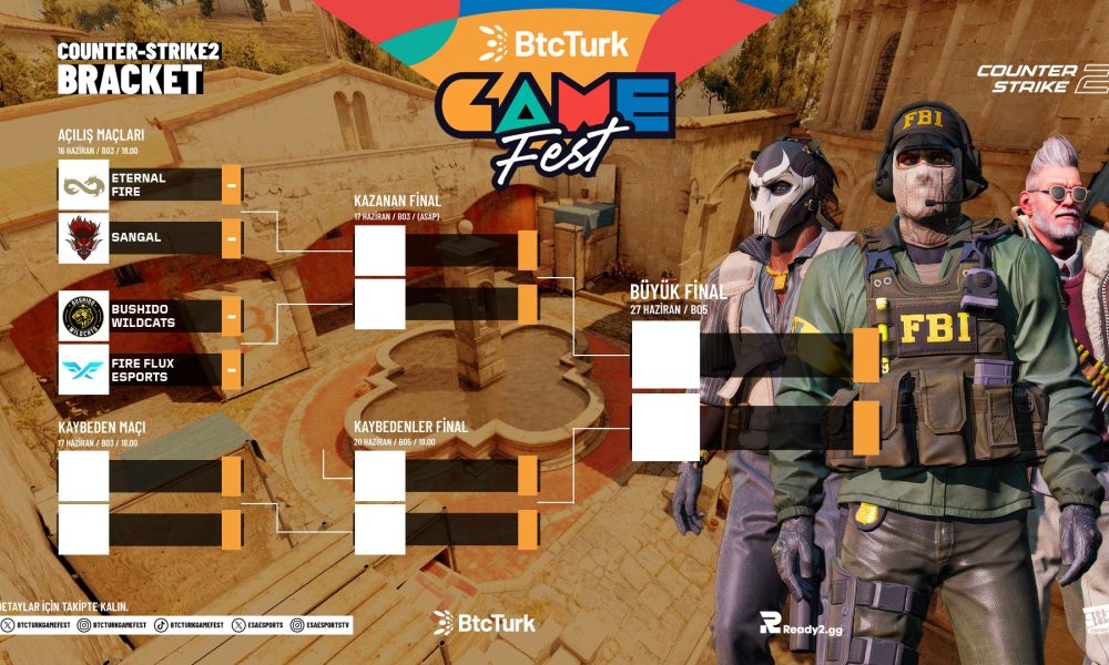 BtcTurk GameFest CS2 turnuvasında ana etkinlik başlıyor