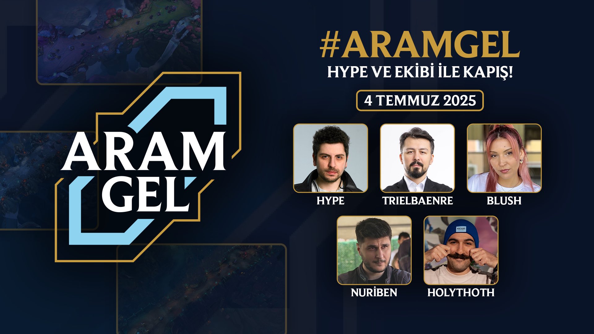 Hype ve ekibi, ARAM GEL turnuvası birincileri ile karşılaşacak