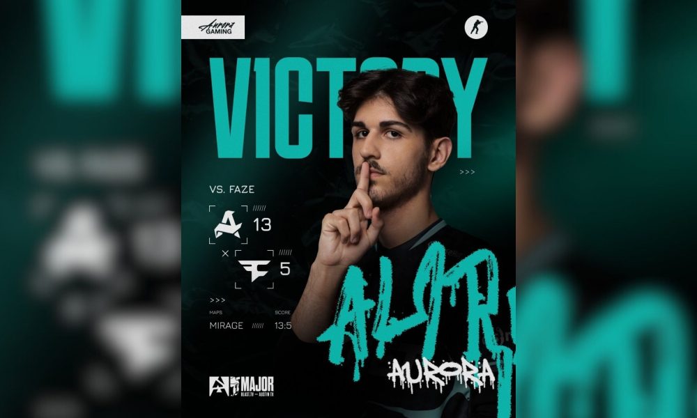 Aurora BLAST.tv Austin Major 2025'e FaZe'i mağlup ederek başladı