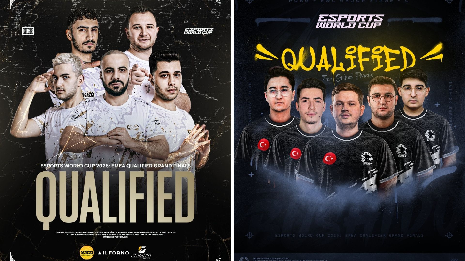 Bushido ve Eternal Fire, Esports World Cup 2025 PUBG turnuvasına bir adım uzaklıkta