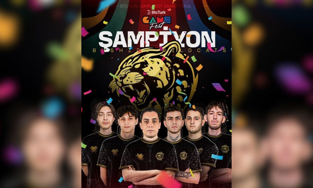 Bushido Wildcats, BtcTurk GameFest CS2 turnuvası şampiyonu!