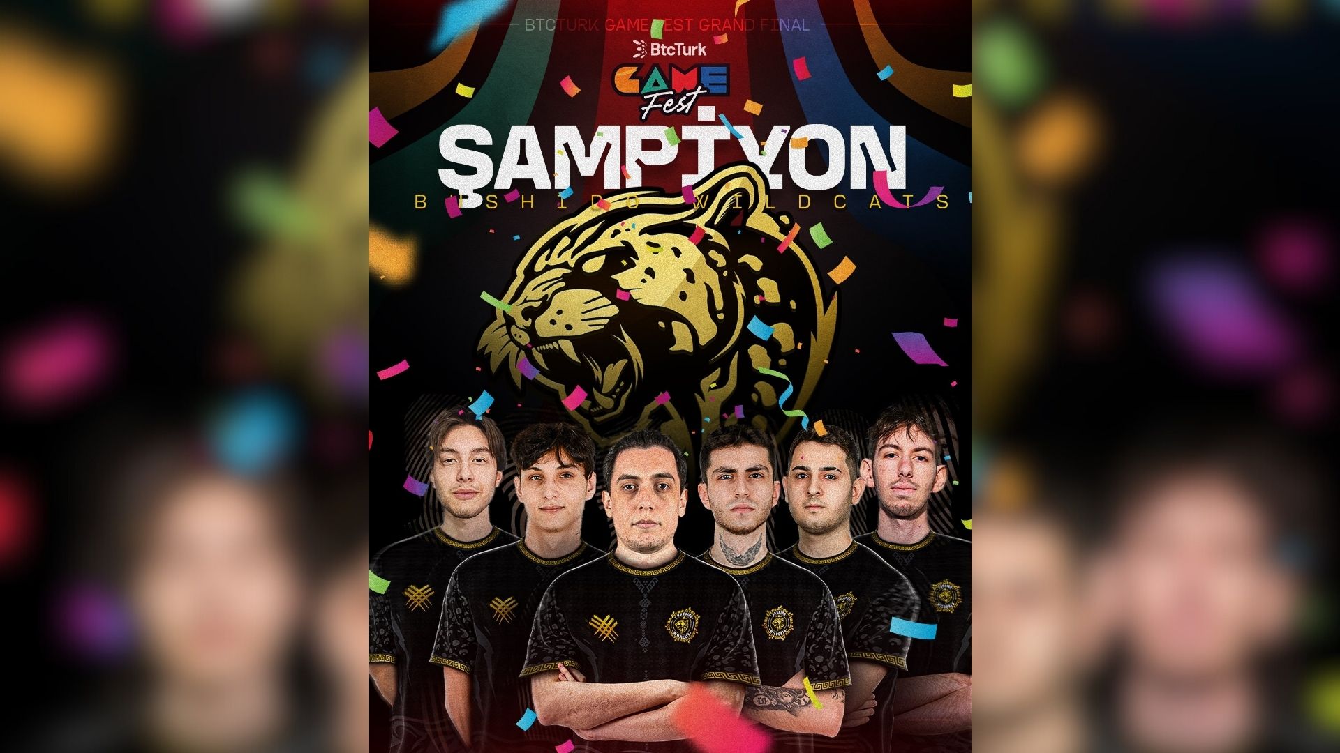 Bushido Wildcats, BtcTurk GameFest CS2 turnuvası şampiyonu!