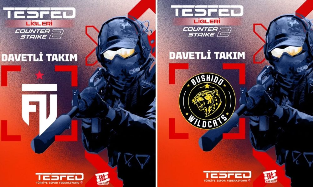 Bushido Wildcats ve FUT Esports, TESFED CS2 ligi daveti alan ilk takımlar oldular