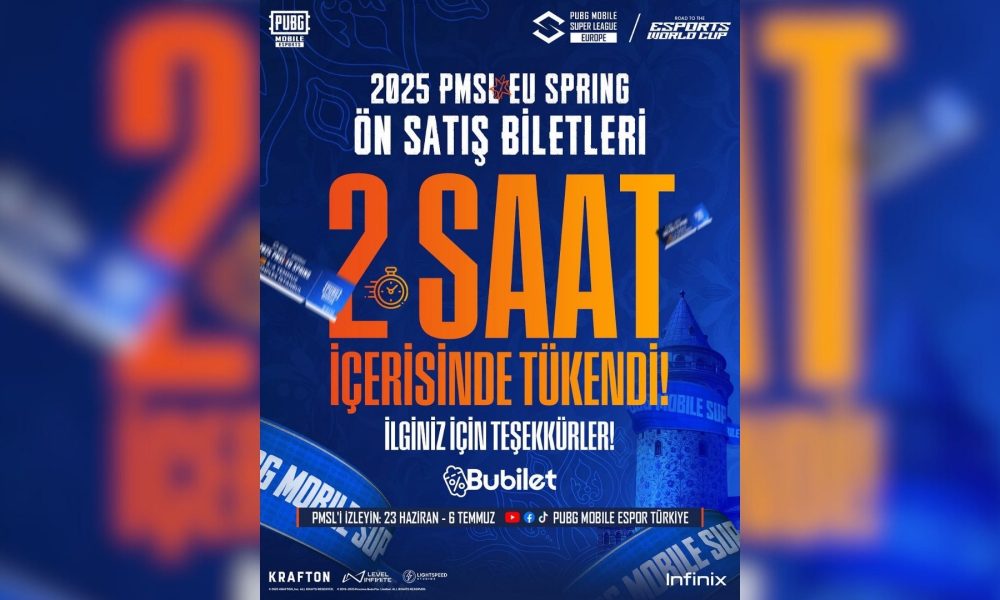 PMSL 2025 EU Spring biletleri 2 saat içinde tükendi