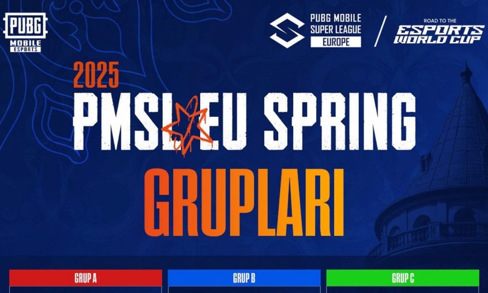 PMSL Europe Spring 2025 grupları belli oldu