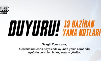 PUBG Mobile 13 Haziran 2025 Yama Notları yayınlandı