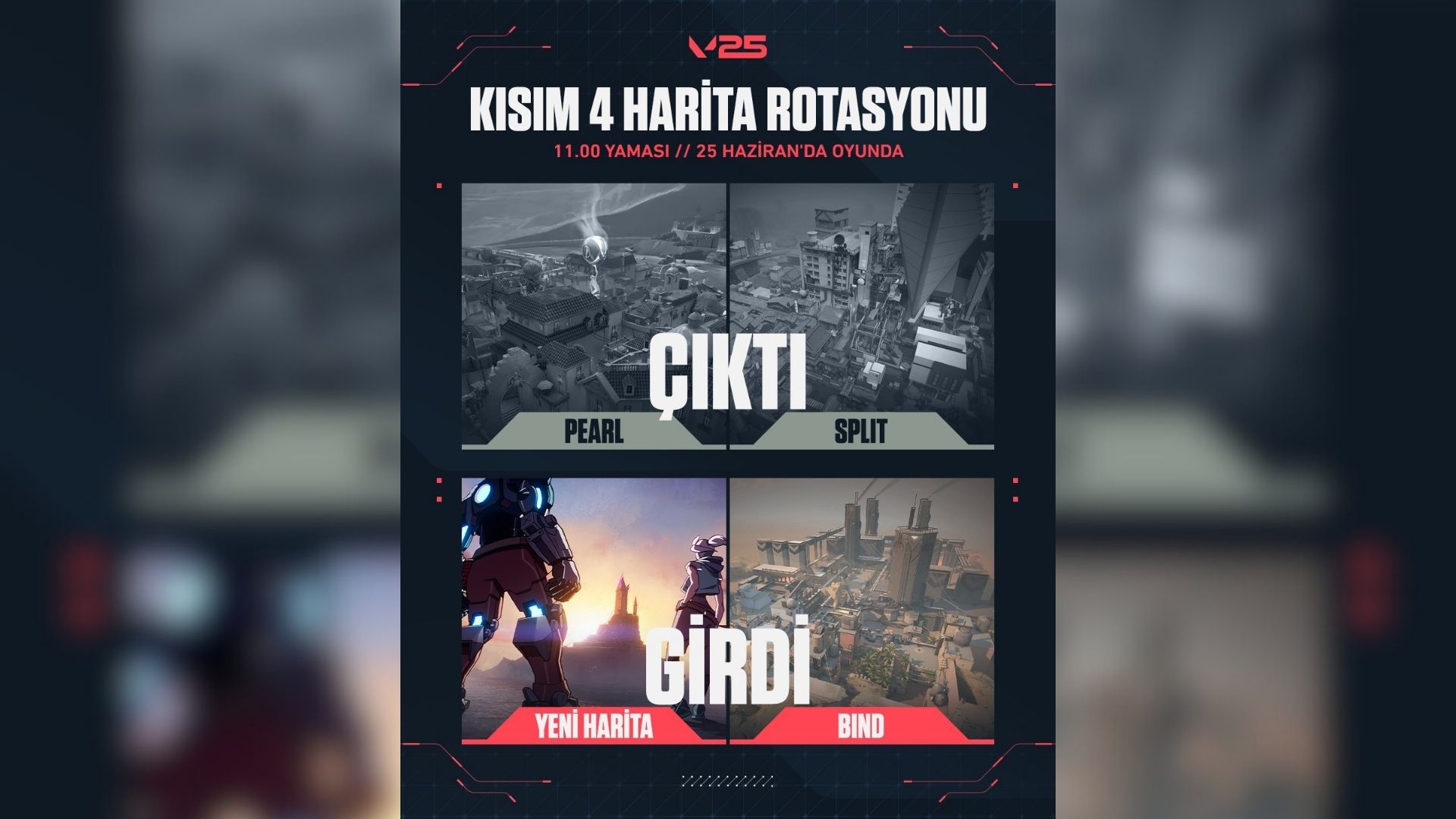 VALORANT Kısım 4 rekabetçi harita rotasyonu belli oldu! İşte giren ve çıkan haritalar